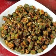 Okra Dry Fry (v)